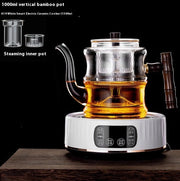 Glass Teapot High Temperature And Thickening Kettle Automatic Tea Steamer Home Kettle Electric Pottery Stove Bamboo Pot - Memoriex 