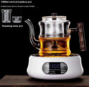 Glass Teapot High Temperature And Thickening Kettle Automatic Tea Steamer Home Kettle Electric Pottery Stove Bamboo Pot - Memoriex 