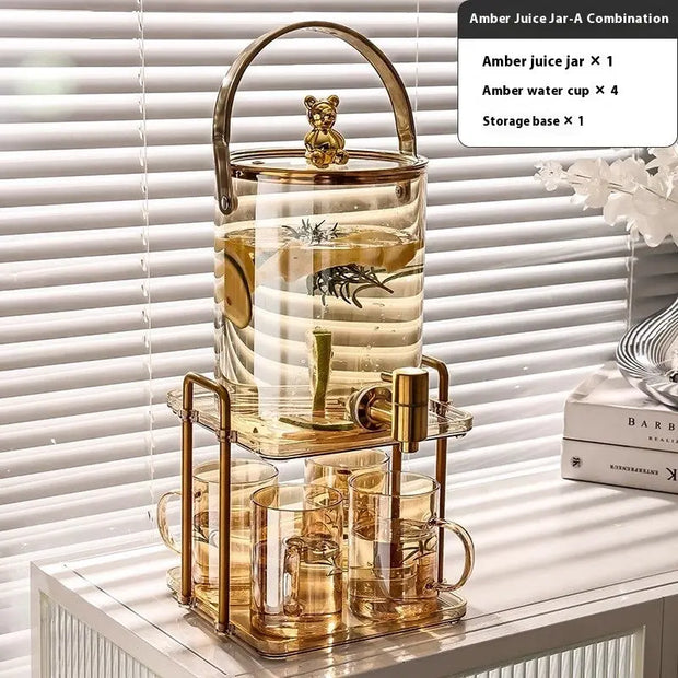 Glass Water Cup For Home Use A Complete Set Of Living Room Tea Cups Set - Memoriex 