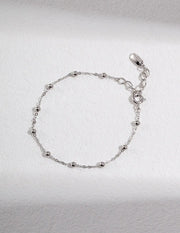 Gold Bead Chain Bracelet-1