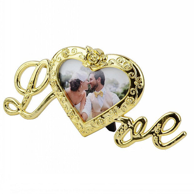 Gold Foil Flower Rose Gift Box Valentine's Day Gift With Base Love Frame Gold Plated Frame - Memoriex 