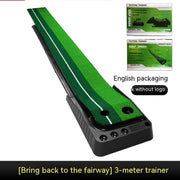 Golf Putting Mat Golf Putter Trainer Green Putter Carpet Practice Set - Memoriex 