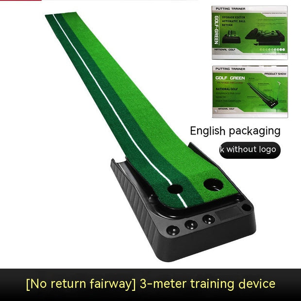 Golf Putting Mat Golf Putter Trainer Green Putter Carpet Practice Set - Memoriex 