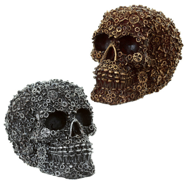 Gothic Collectable Nuts and Bolts Skull Decoration SK254 - Memoriex 