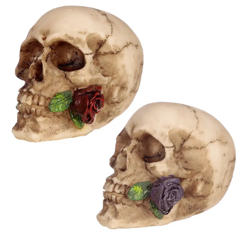 Gothic Skulls and Roses Ornament SK289-0