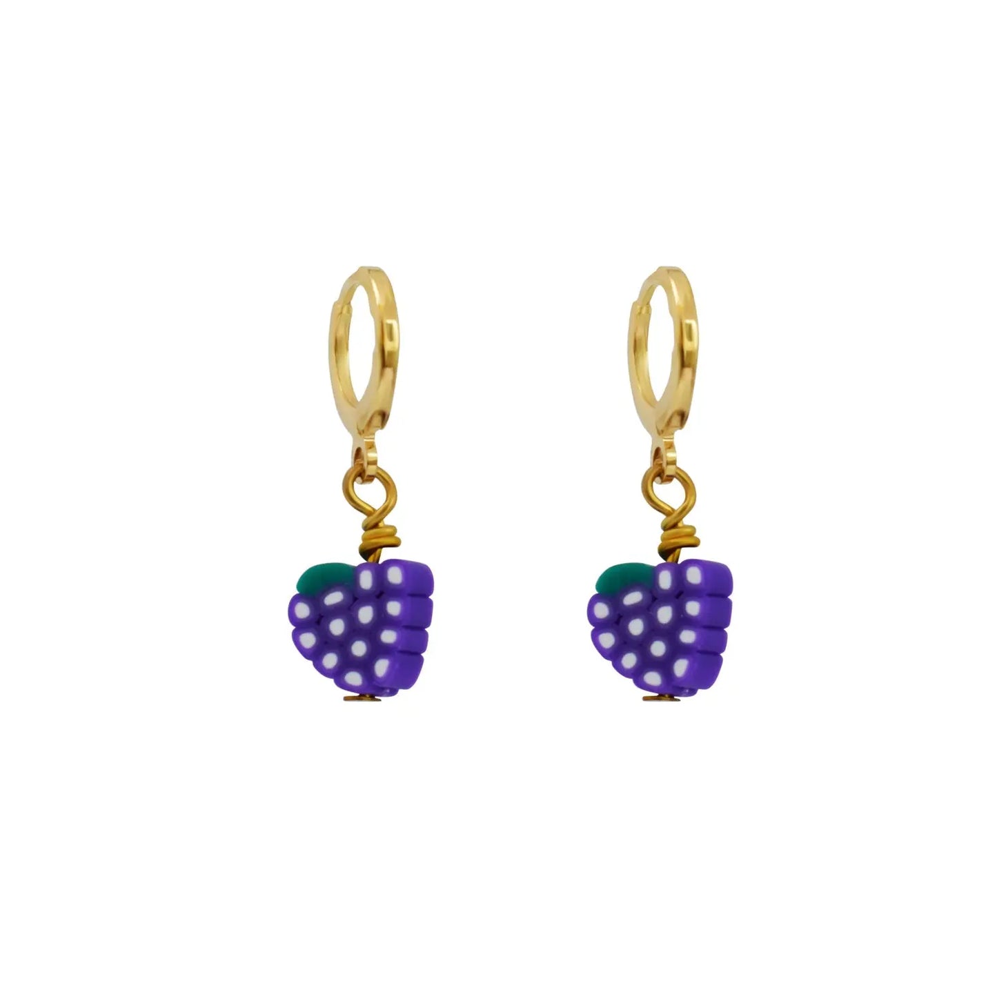 Grapes Fruit Earrings - Memoriex