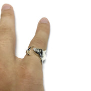 Great White Shark Band Ring-2