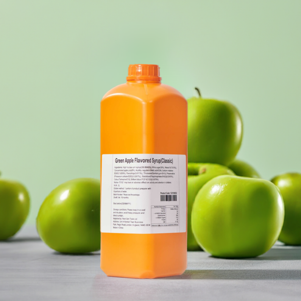 Green Apple Flavoured Syrup - Memoriex 