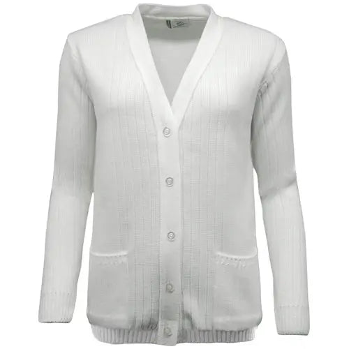 Green Play Ladies Ribbed Cardigan-0