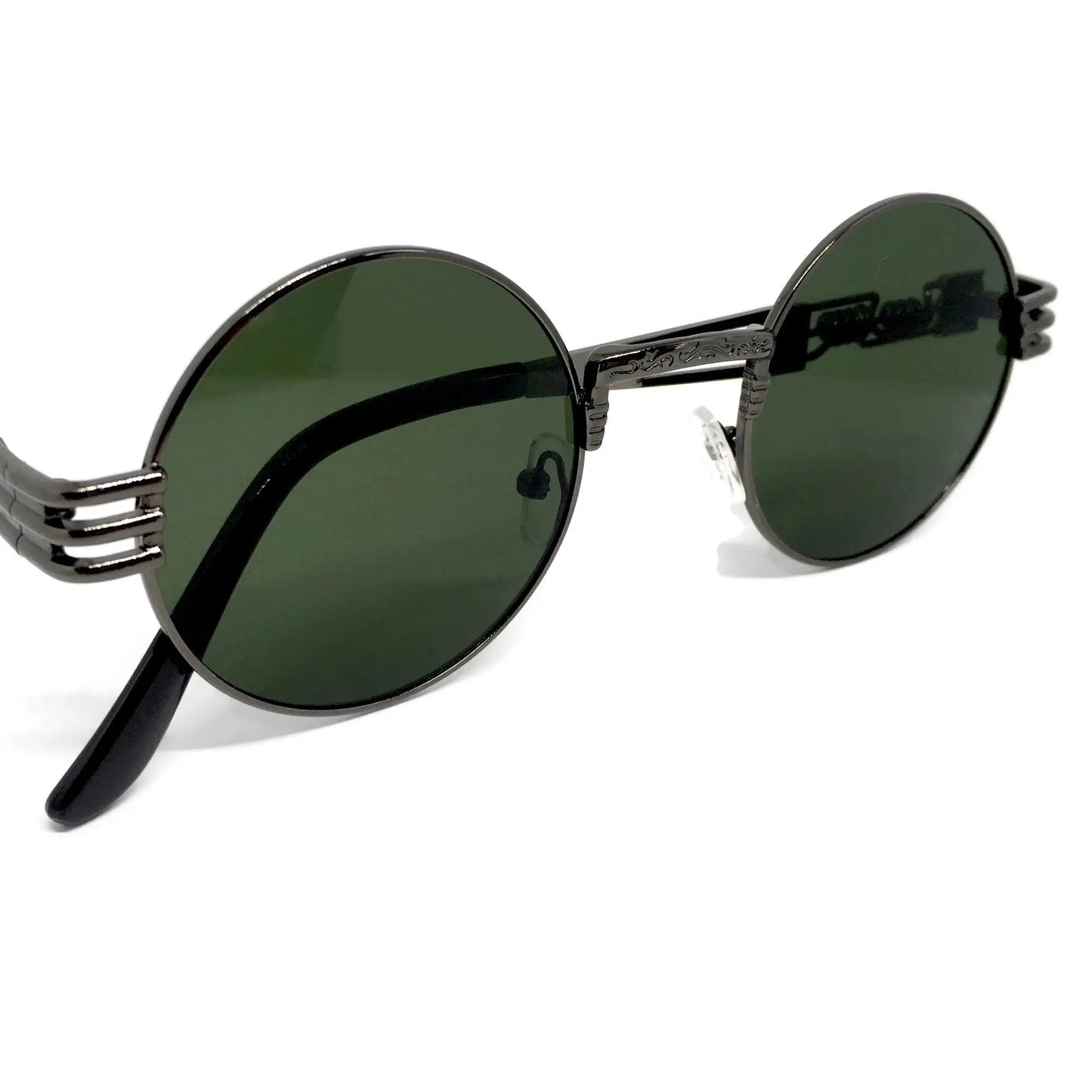 Green & Chrome Sunglasses-0