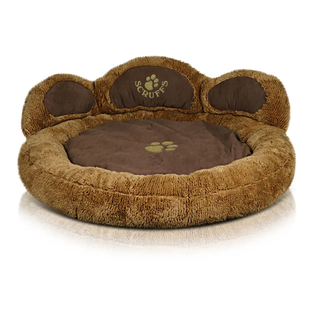 Grizzly Bear Dog Bed (in Beige, Brown) by Scruffs - Memoriex