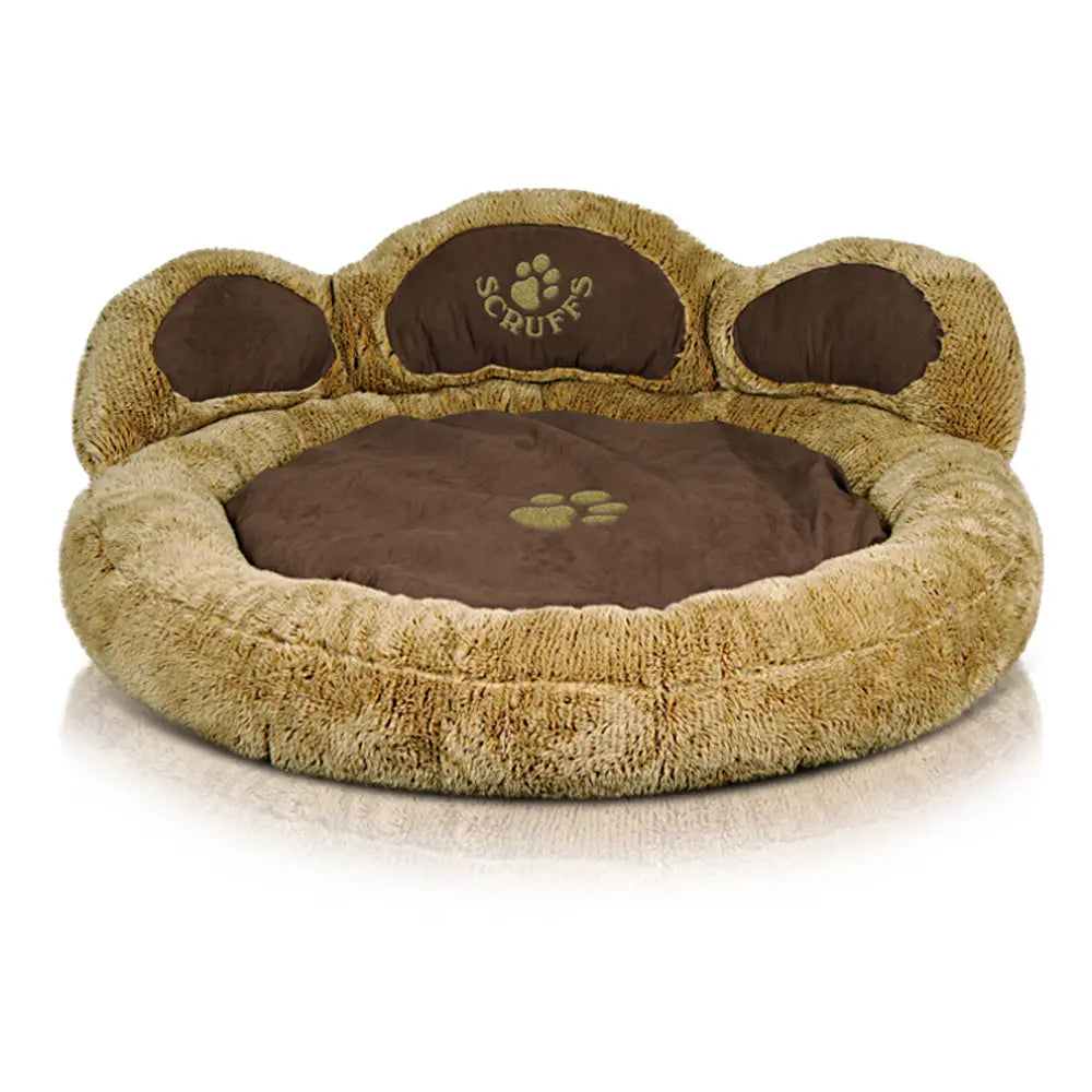 Grizzly Bear Dog Bed (in Beige, Brown) by Scruffs - Memoriex