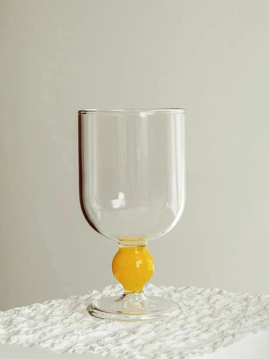 Gumballs Wine Glass - Eclectic Whimsical Coloured Cocktail Glasses-9