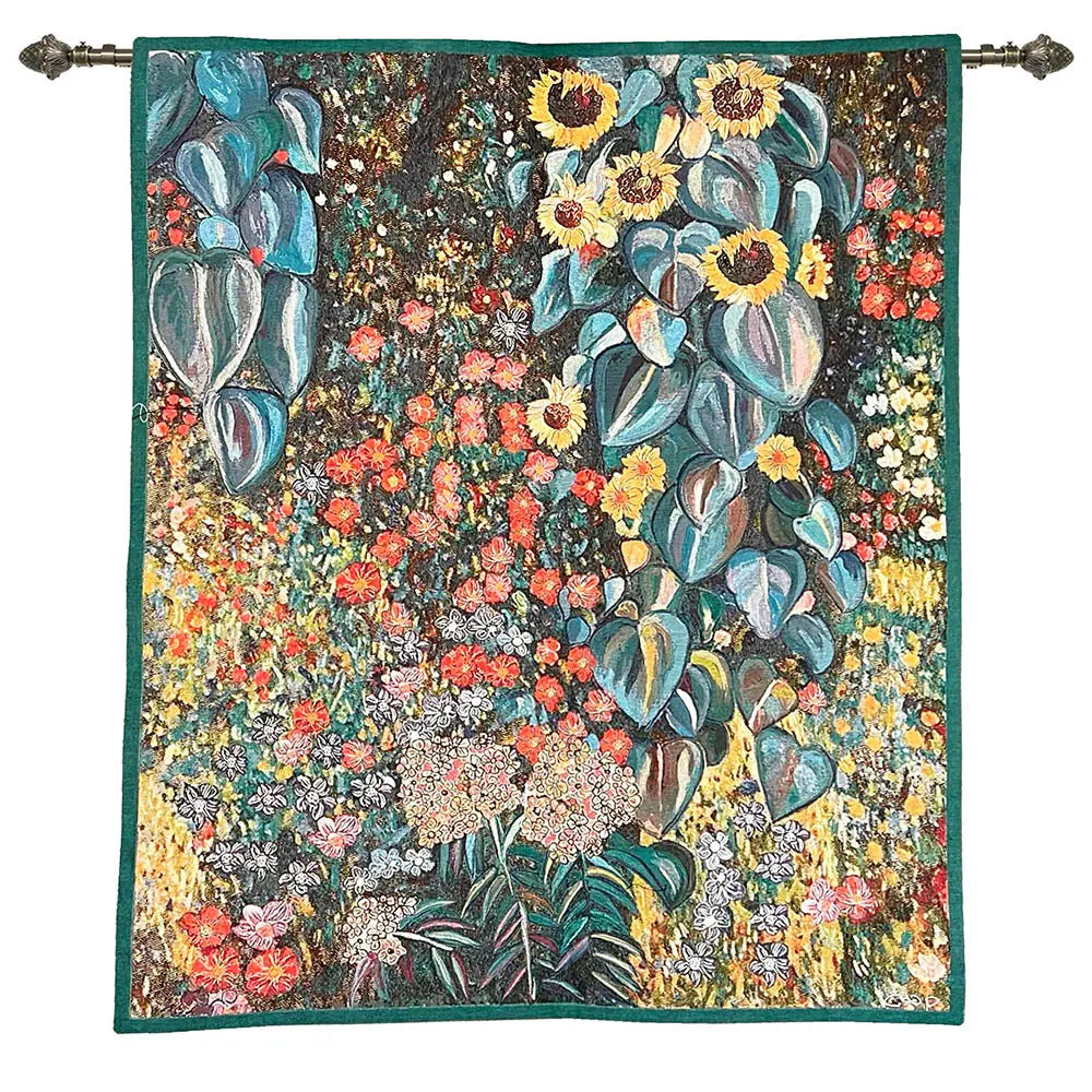 Gustav Klimt Country Garden - Wall Hanging 119cm x 140cm (70 rod)-0