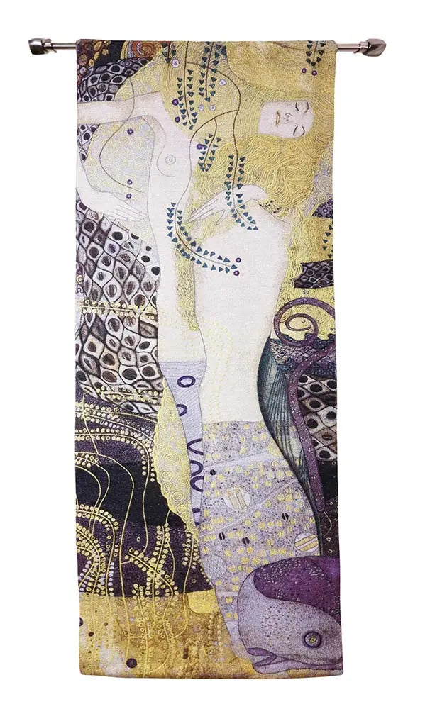 Gustav Klimt Portrait of Sea Serpent - Wall Hanging 68cm x 173cm (70 rod)-0