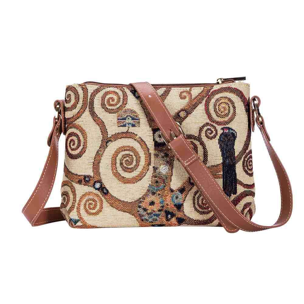 Gustav Klimt Tree of Life - Cross Body Bag-1