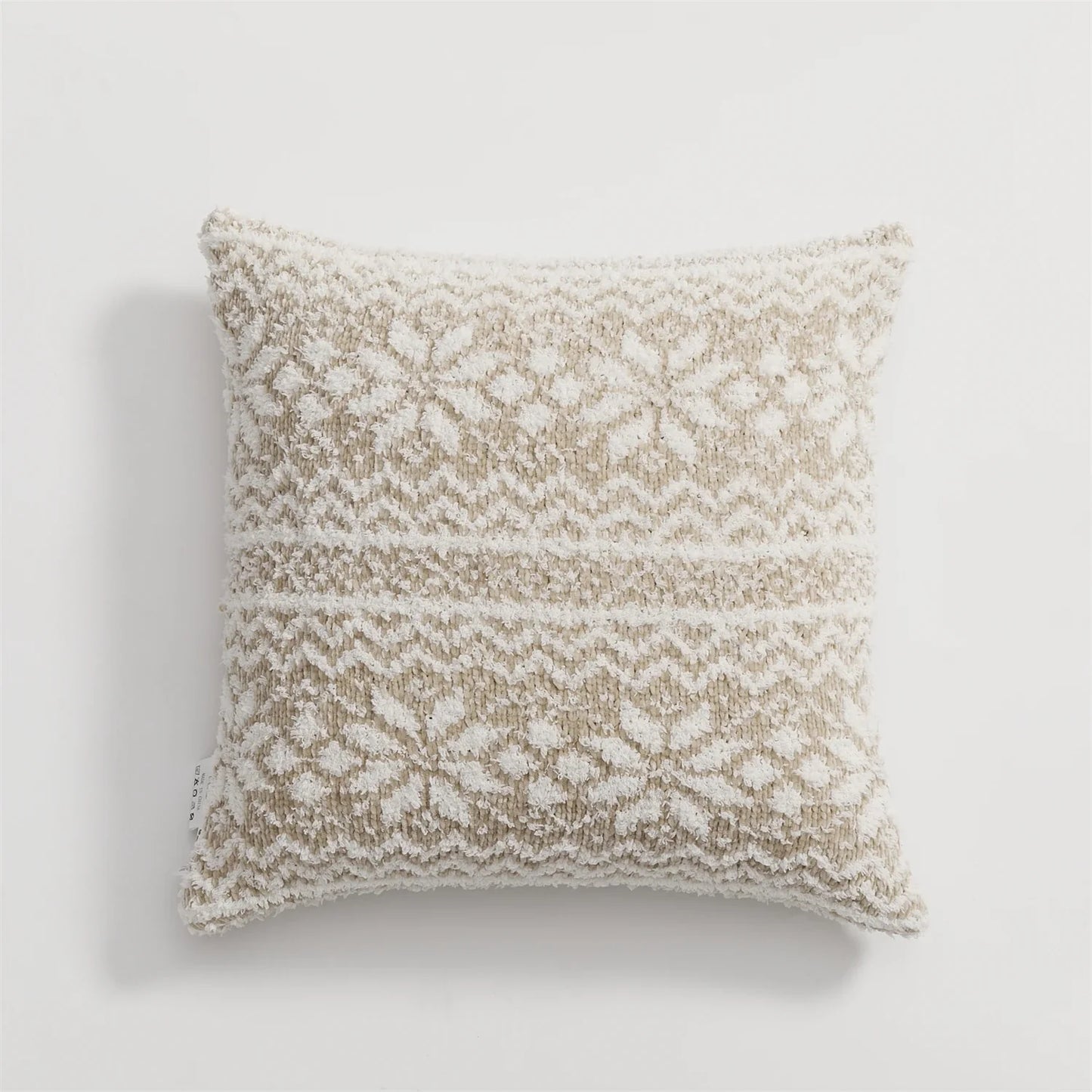 Christmas Snowflake Square Decorative Pillow Cover-4