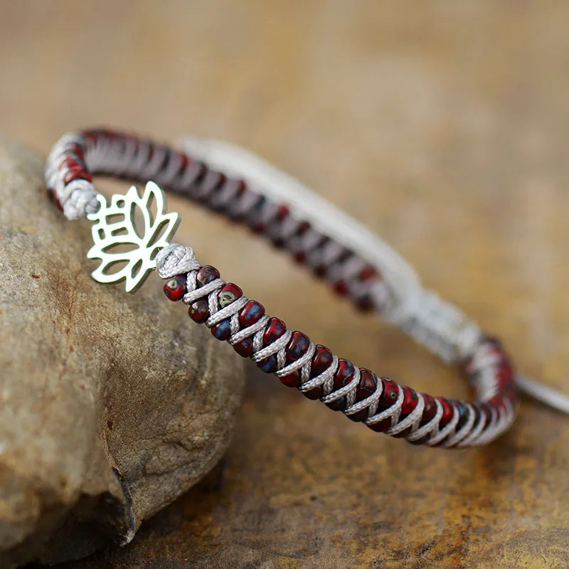 Lotus Charm Spiritual Bracelet-2