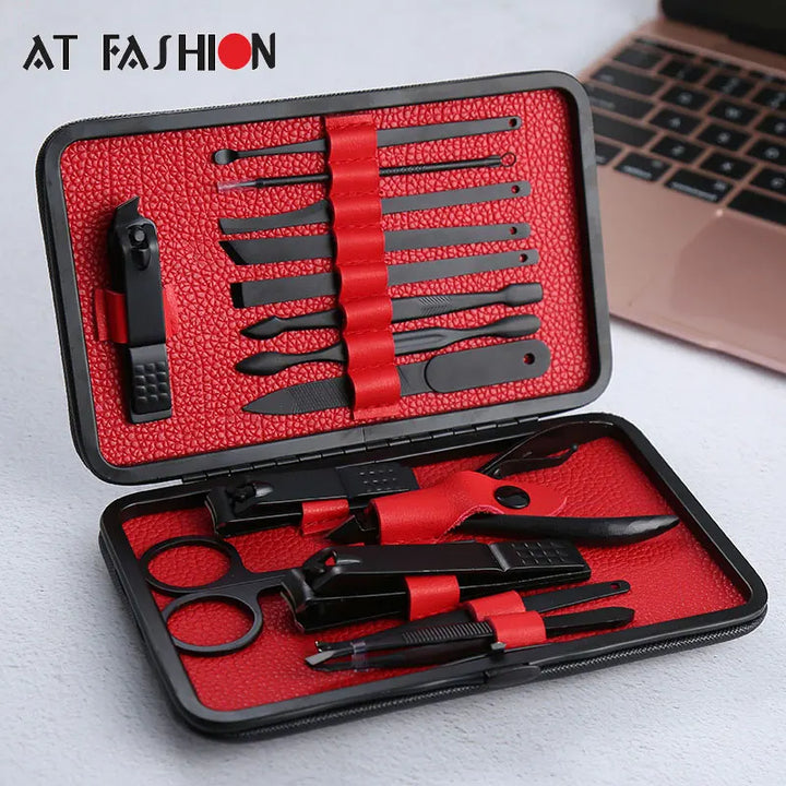 15-piece stainless-steel manicure and pedicure set