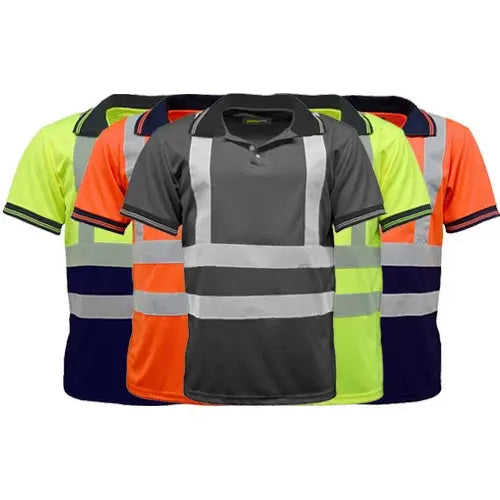 HV004 Hi Vis Short Sleeve Polo Shirt-0