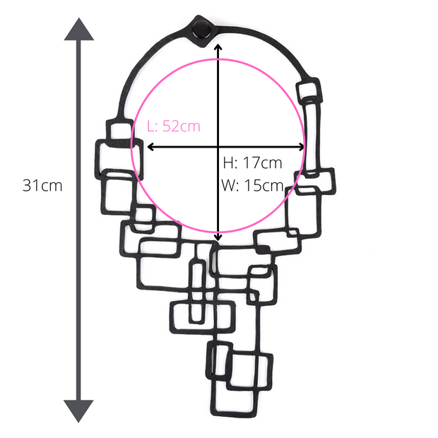 Belinda Statement Rubber Necklace-4