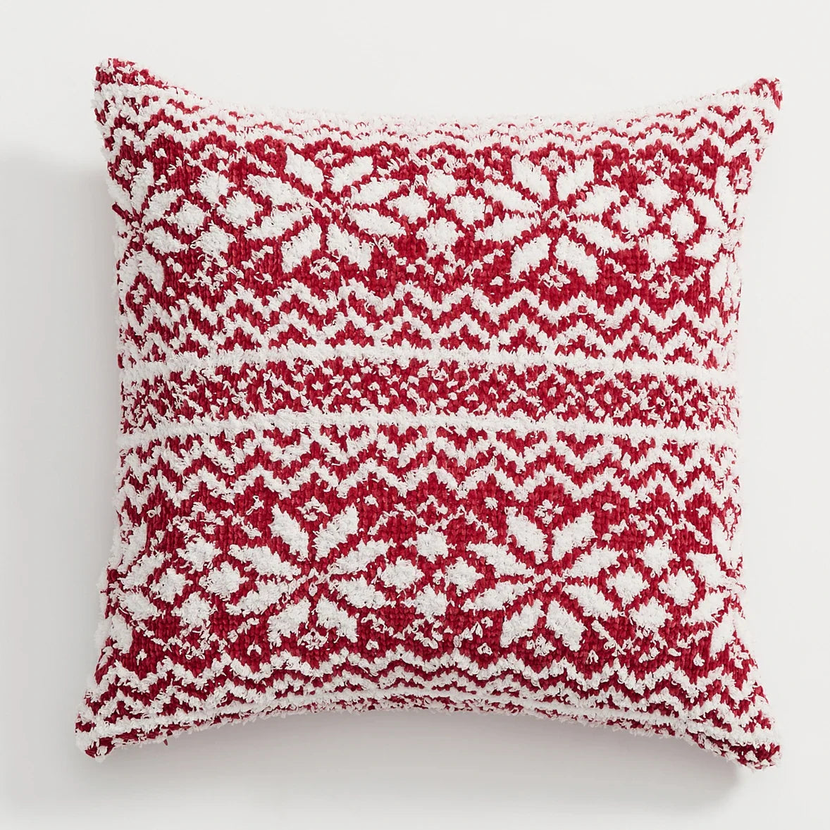 Christmas Snowflake Square Decorative Pillow Cover-1