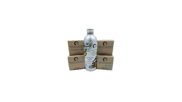 Hair Care - Duo Pack - Organic Solid Shampoo & Organic Concentrated Hair Rinse - MADE TO ORDER-0