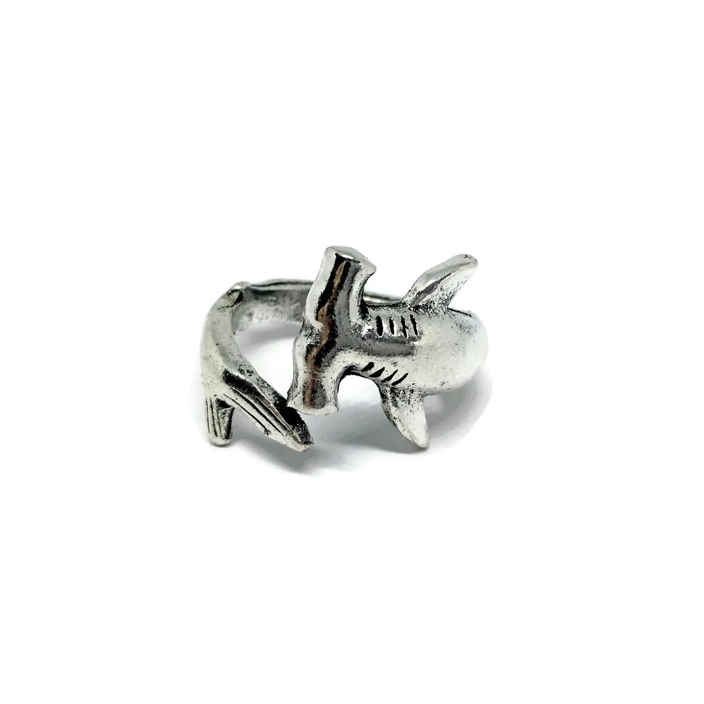 Hammerhead Shark Band Ring-1