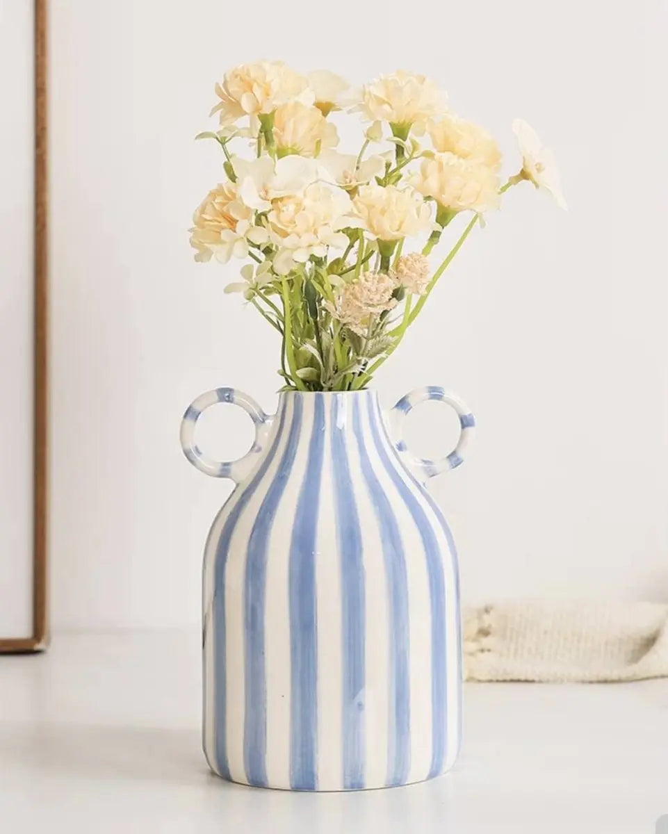 Hand-painted Whimsical Quirky Cute Dual-handle Vases-6