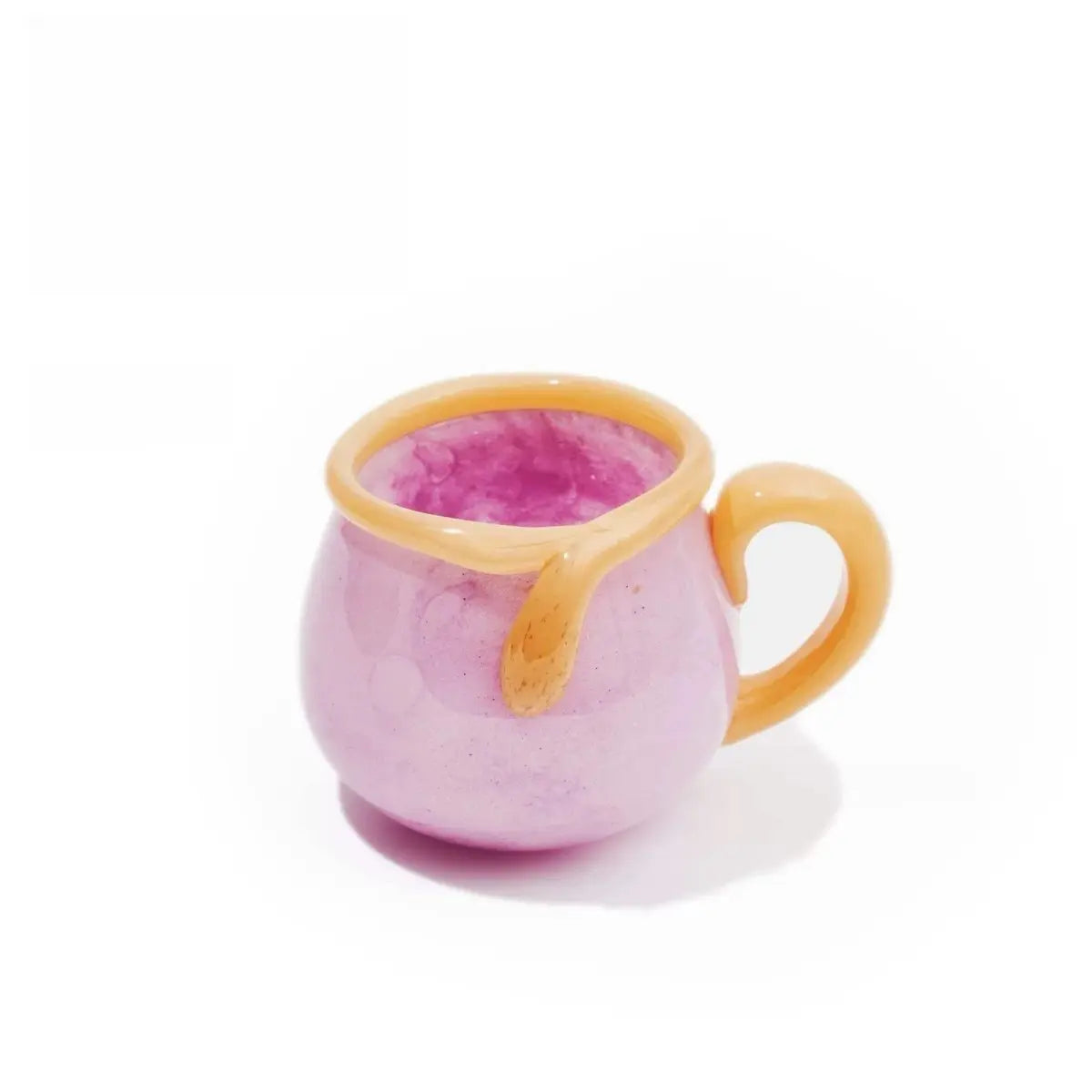 Handblown Bonbon Glass Mug, Dopamine Espresso Cups-6