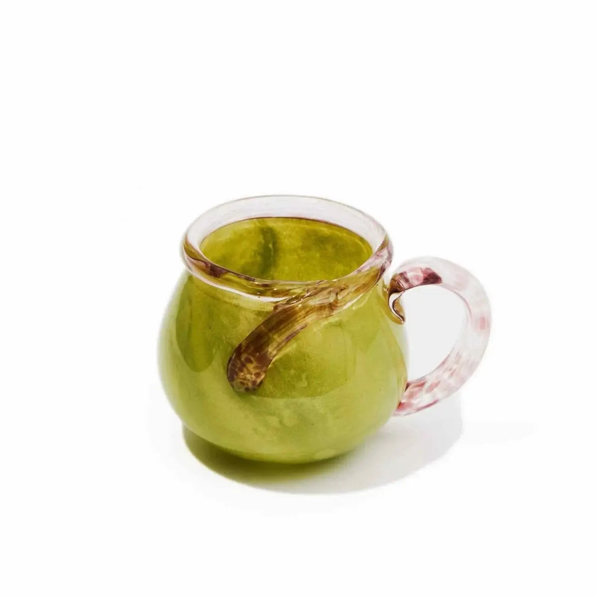 Handblown Bonbon Glass Mug, Dopamine Espresso Cups-7