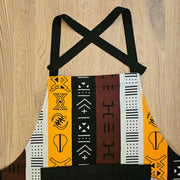 Handmade African Print Apron with Pocket-1