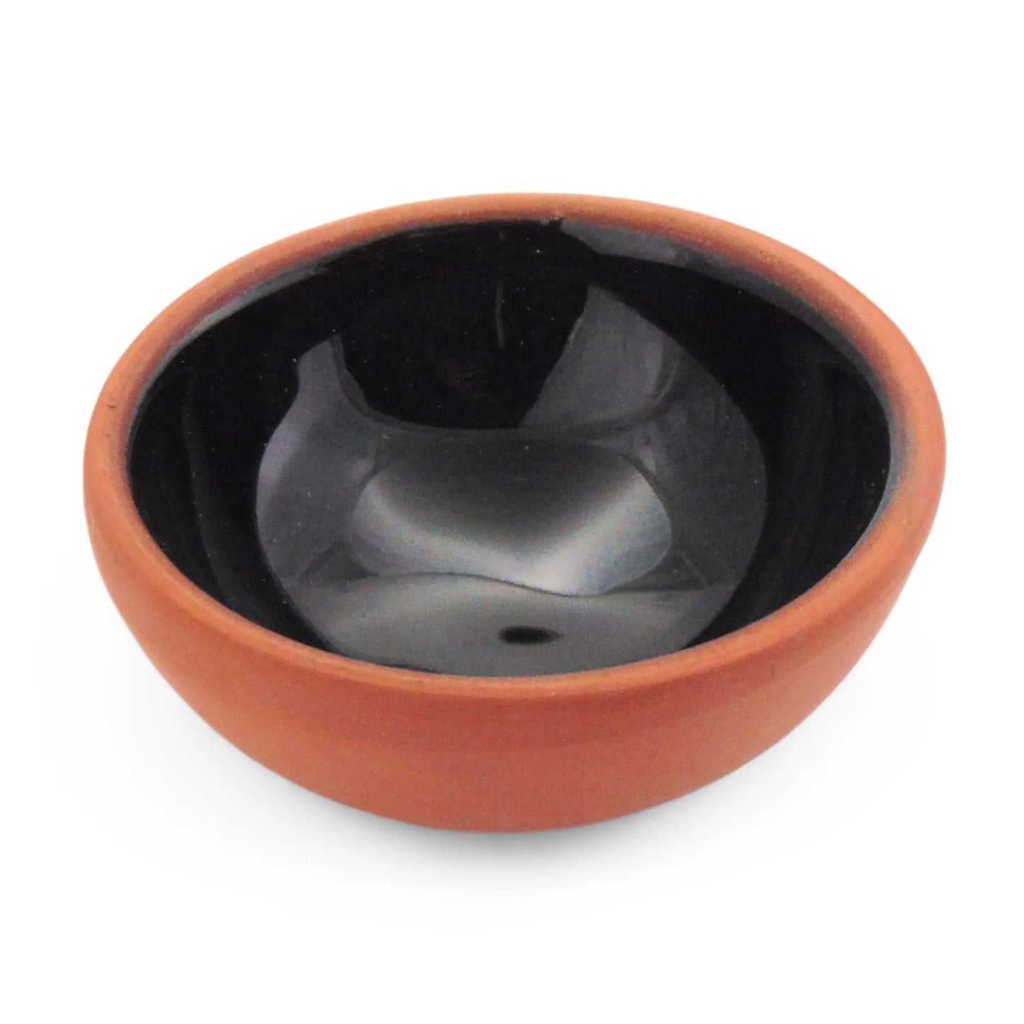 Handmade Ceramic Bowl Moroccan Black 8cm-0