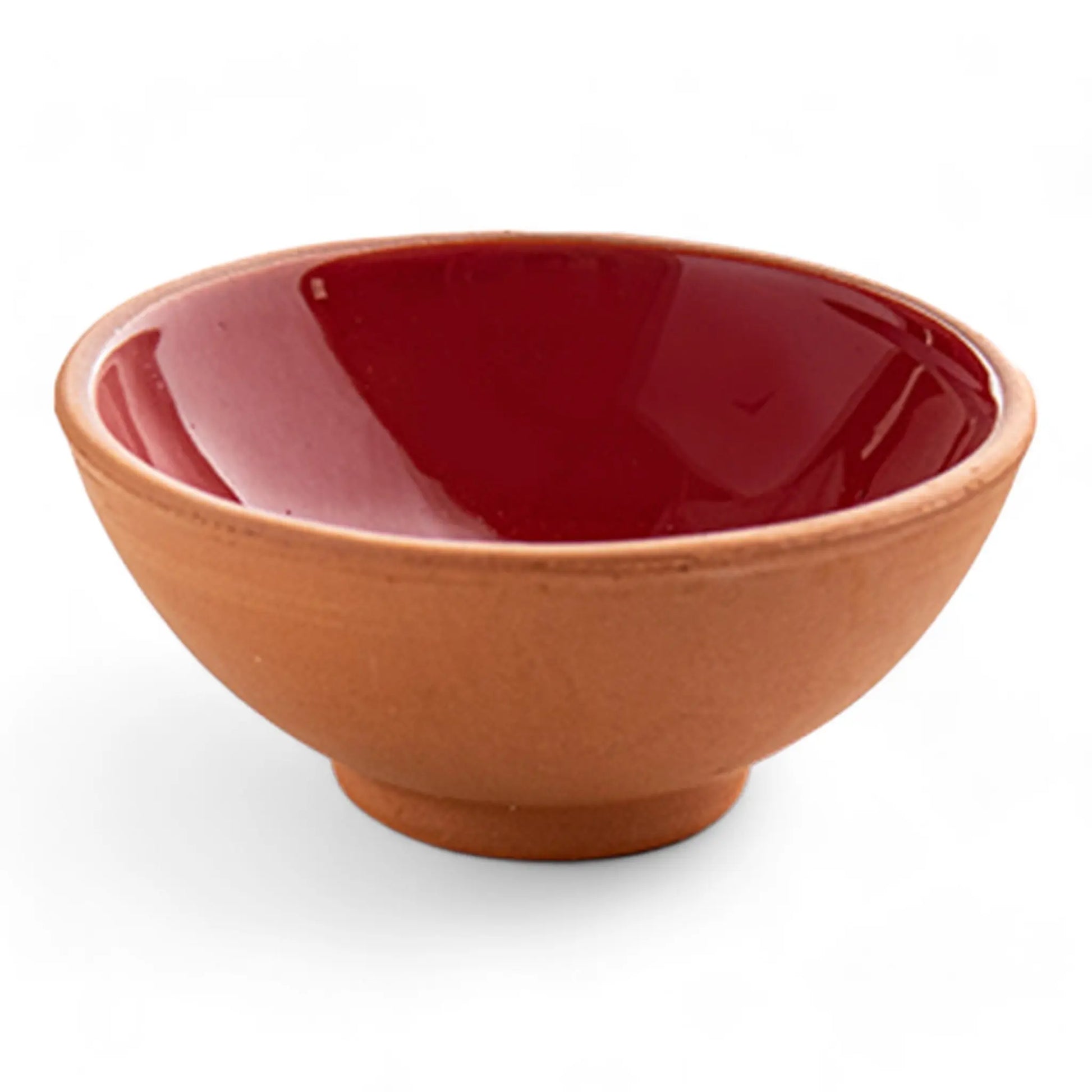 Handmade Ceramic Bowl Moroccan Red 8cm-0