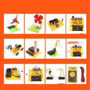 Handmade DIY Electronic Science Experiment Set Students Physical Puzzle - Memoriex 