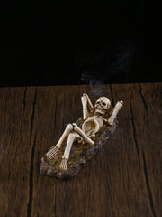 Handmade Funky Hippie Skeleton Incense Holder - Memoriex 