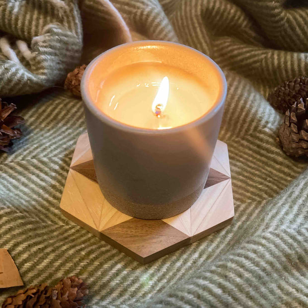 Handmade Hexagon Wooden Coasters (Set of 2 or 4) - Memoriex 