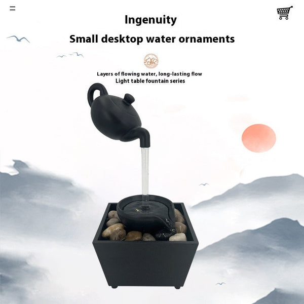 Hanging Teapot Flowing Water Ornaments - Memoriex 
