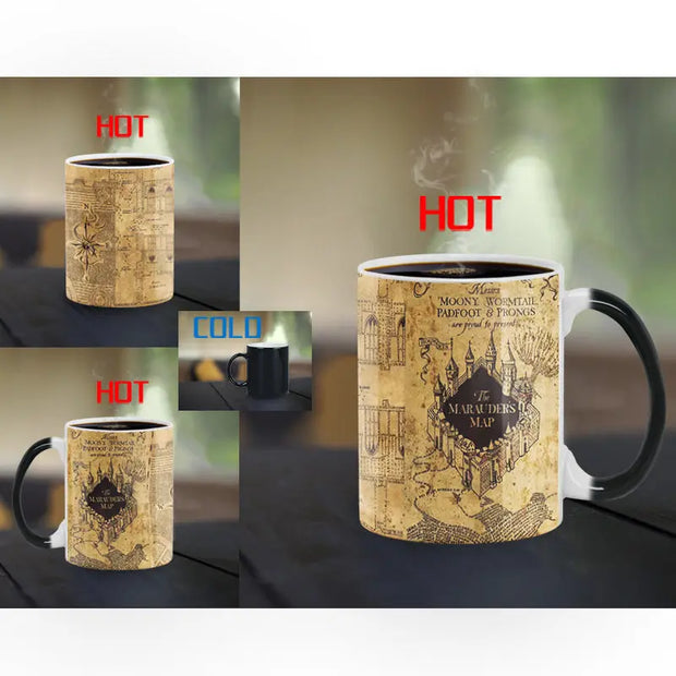 Harry Changing Color Cup Mug Magic Heat Sensitive Coffee Mugs Tea Ceramics Cups Suprised Birthday Gift - Memoriex 