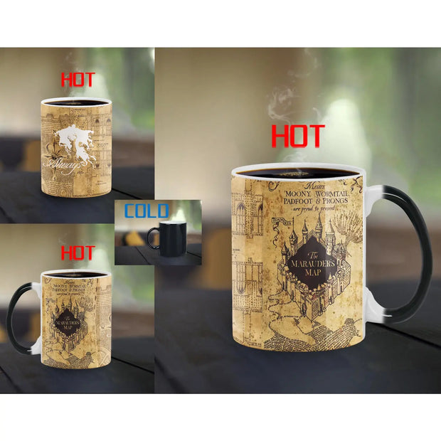 Harry Changing Color Cup Mug Magic Heat Sensitive Coffee Mugs Tea Ceramics Cups Suprised Birthday Gift - Memoriex 