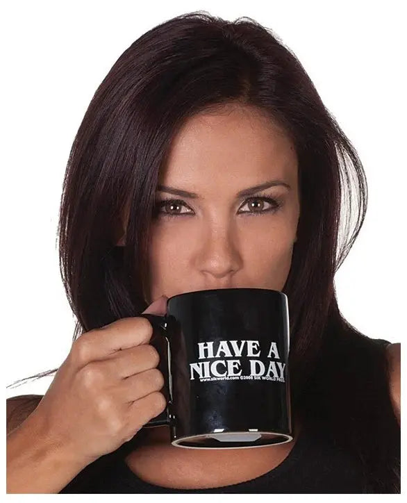 Have a Nice Day Coffee Mug Middle Finger Funny Cup - Memoriex 