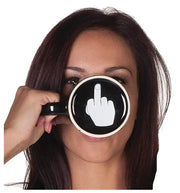 Have a Nice Day Coffee Mug Middle Finger Funny Cup - Memoriex 
