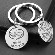 Personalised Baby Birth Keyring | New Parents Gift | Unique Keepsake | Memoriex - Memoriex