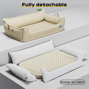 Heavy-Duty All-Weather Dog House: Chew-Resistant, Portable & Washable for Medium/Large Dogs - Memoriex 