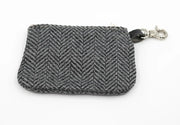 “Herringbone” Dog Poo Bag Holder (Grey) – by Ralph & Co - Memoriex 