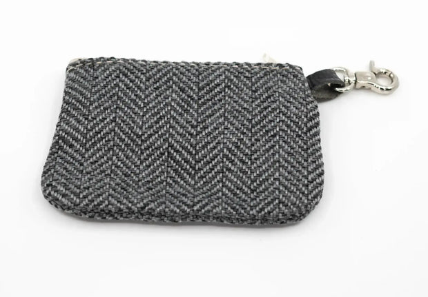 “Herringbone” Dog Poo Bag Holder (Grey) – by Ralph & Co - Memoriex 