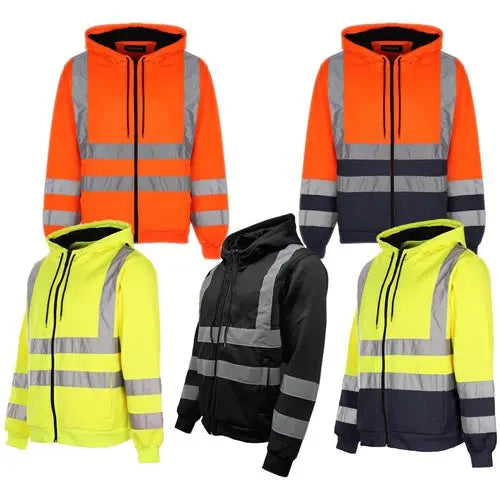 Hi Vis HV008 Hooded Zipper-0