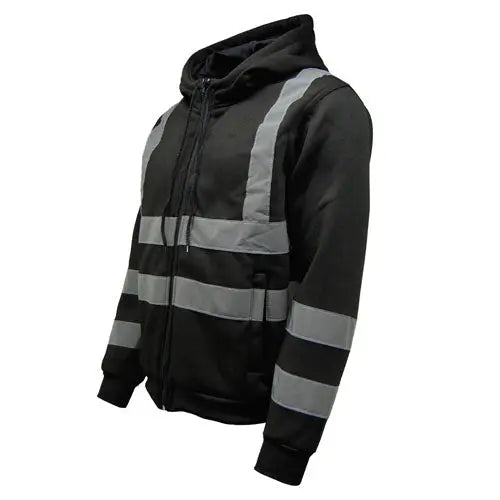 Hi Vis HV008 Hooded Zipper-1