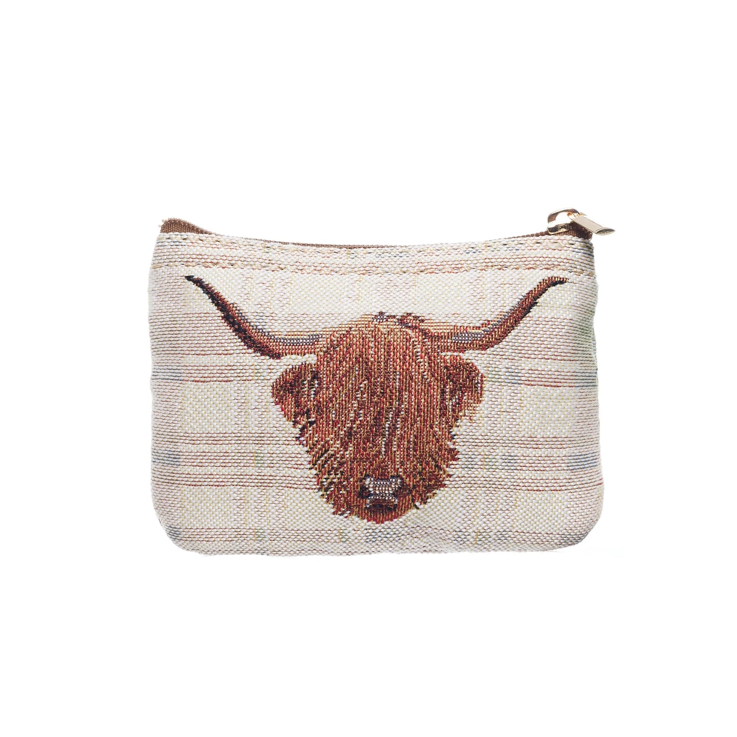 Highland Cow - Zip Coin Purse-0