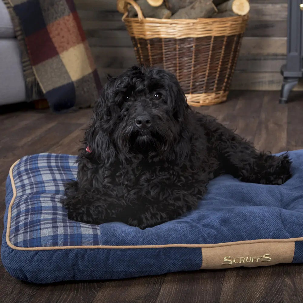 Highland Dog Mattress (in Blue, Red or Grey) by Scruffs - Memoriex